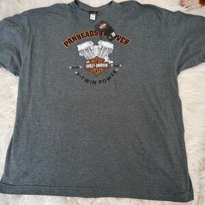Harley-Davidson Gray Panheads Forever T-Shirt